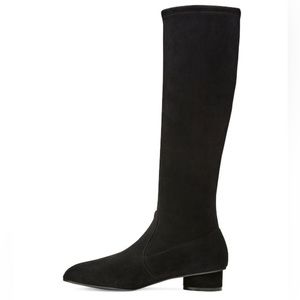 Stuart Weitzman Quebecland black suede knee high boots in size 5